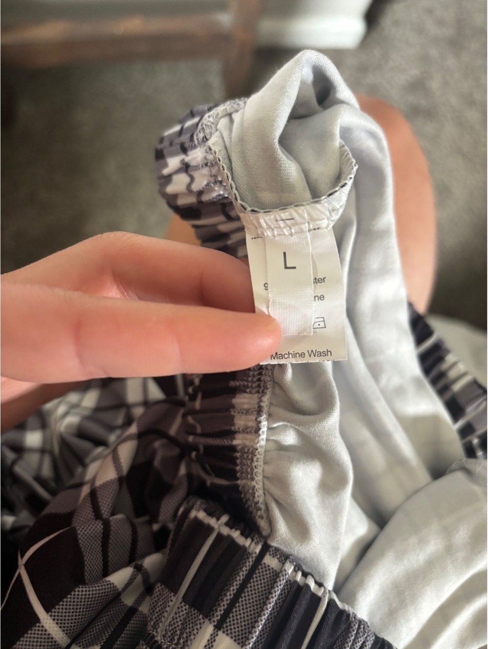 Black & White Plaid Pants - Picture 6 of 7